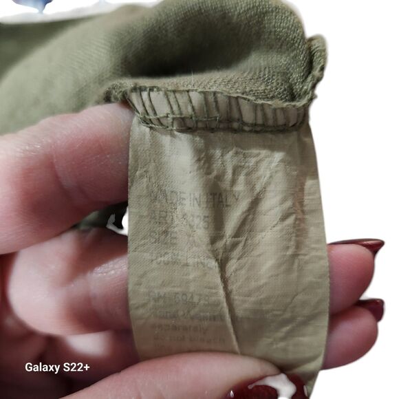 Elena Baldi Tunic Shirt Dress Womens SZ XL Linen Lagenlook Oversized Granola - Picture 2 of 5